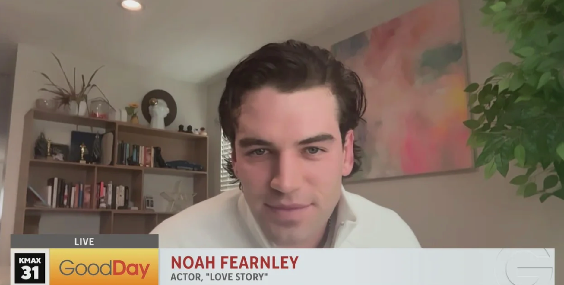 CBS NEWS Actor Noah Fearnley, 9am