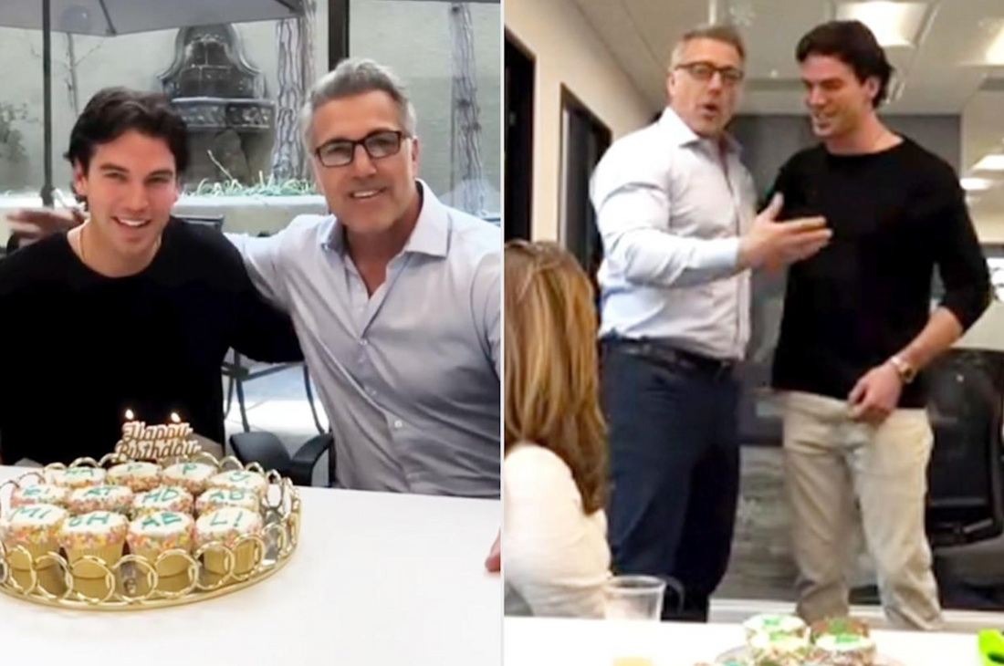 Carolyn Bessette Kennedy's Ex Michael Bergin Meets “Love Story” Actor Noah Fearnley in Birthday Surprise