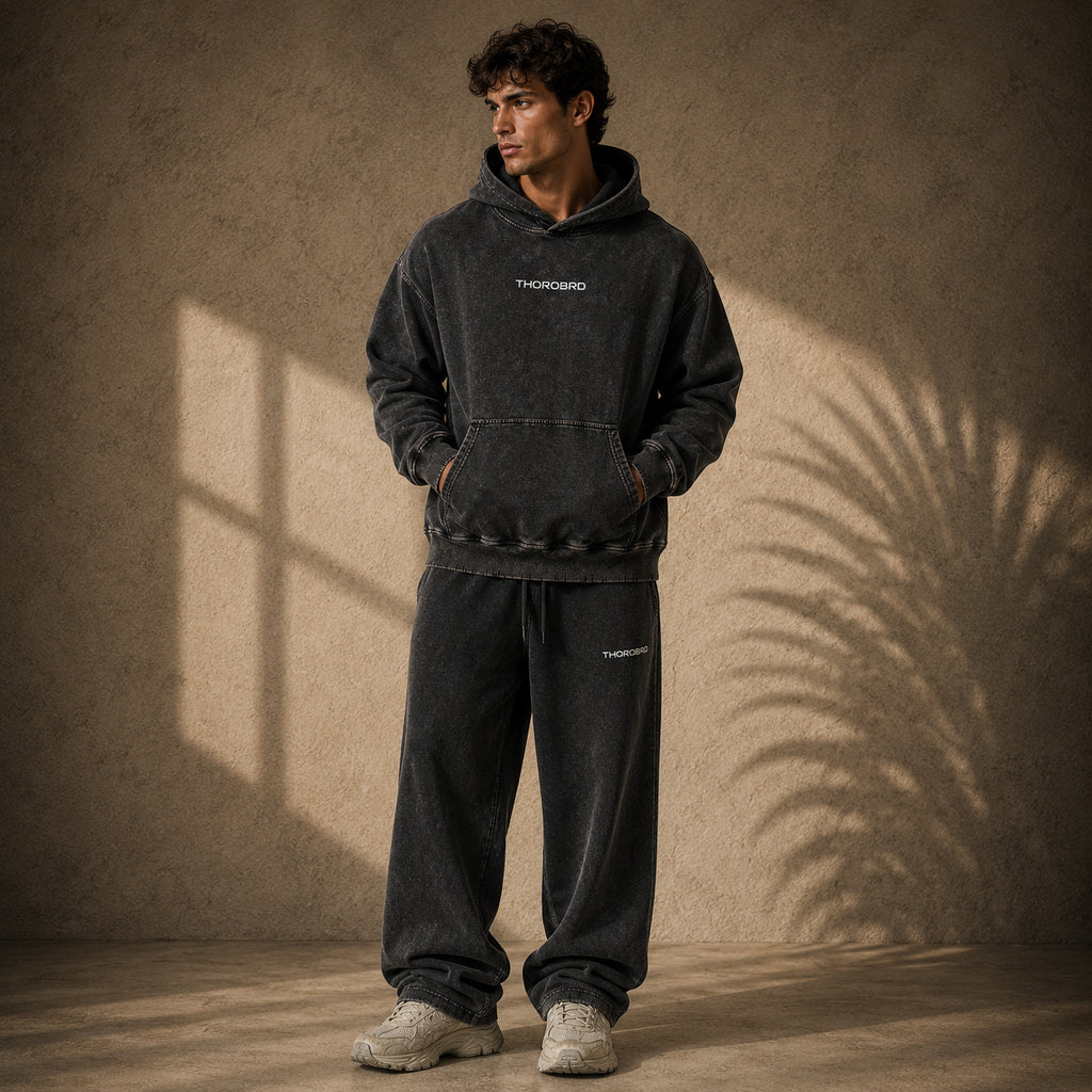 Snow Wash Heavyweight Hoodie